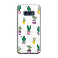 Sanseveria: Samsung Galaxy S10e Transparant Hoesje