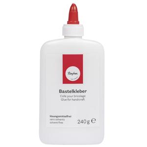 Rayher Hobby knutsel lijm - flacon van 240 gram - witte lijm - geschikt voor alles