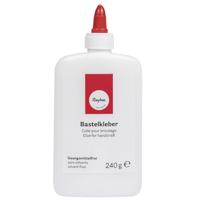 Rayher Hobby knutsel lijm - flacon van 240 gram - witte lijm - geschikt voor alles
