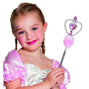 Prinsessen toverstaf roze 32 cm   -