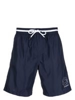 Karl Lagerfeld short de bain Ikon 2.0 - Bleu