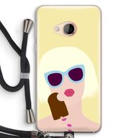 Ice cream: HTC U Play Transparant Hoesje met koord