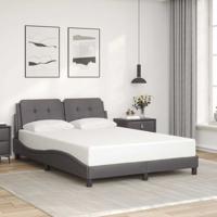 Bedframe zonder matras "Zadar" kunstleer grijs 120x200 cm