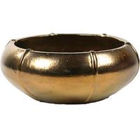 Moda bowl bloempot 55x55x22 cm goud - thumbnail