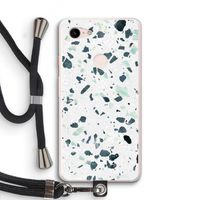 Terrazzo N°2: Pixel 3 XL Transparant Hoesje met koord