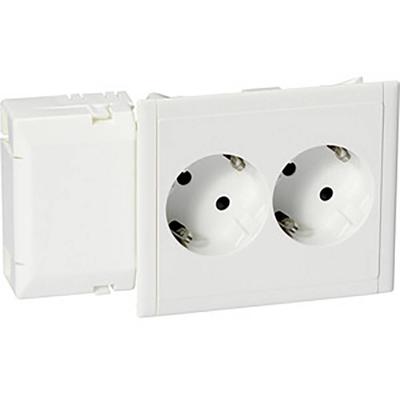 Schneider Electric 5951512 Inbouwdoos 2-voudig stopcontact 1 stuk(s) Wit