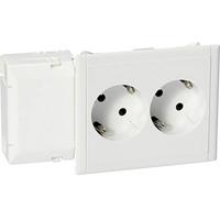 Schneider Electric 5951512 Inbouwdoos 2-voudig stopcontact 1 stuk(s) Wit