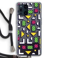 8-bit N°4: Oppo Find X3 Pro Transparant Hoesje met koord