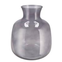 DK Design Bloemenvaas Mira - fles vaas - smoke glas - D24 x H28 cm