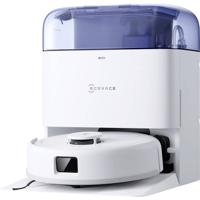 ECOVACS Dweil- en zuigrobot Blauw, Wit
