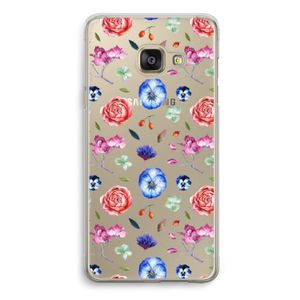 Bloemetjes: Samsung Galaxy A3 (2016) Transparant Hoesje