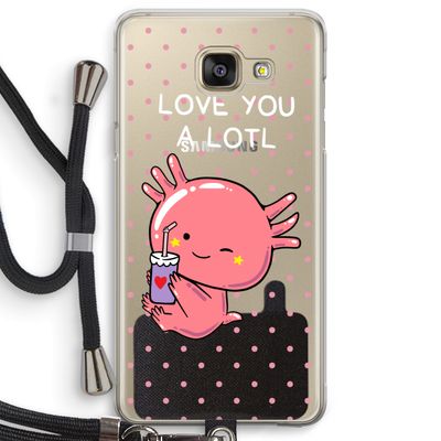 Love You A Lotl: Samsung Galaxy A5 (2016) Transparant Hoesje met koord