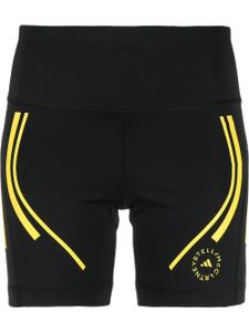 adidas by Stella McCartney short de cyclisme stretch à logo imprimé - Noir