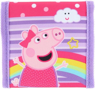 Nickelodeon portemonnee Peppa Pig 10 x 10 cm polyester roze Nickelodeon portemonnee Peppa Pig 10 x 10 cm polyester roze