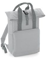 Atlantis BG118 Twin Handle Roll-Top Backpack - Light-Grey - 28 x 38 x 12 cm