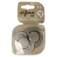 Fopspeen 0-3 maanden harmony grey 2 Stuks