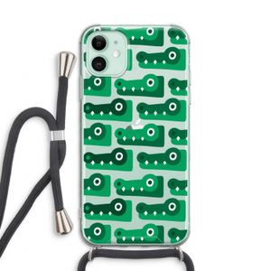 Crocs: iPhone 11 Transparant Hoesje met koord