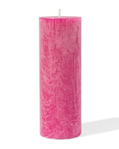 HEMA Rustieke Kaars 7x19 Hardroze (roze)