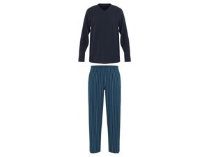 LIVERGY Heren pyjama (Marineblauw, S)
