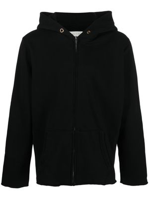 Les Tien hoodie en coton à fermeture zippée - Noir