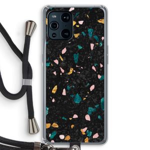 Terrazzo N°10: Oppo Find X3 Pro Transparant Hoesje met koord