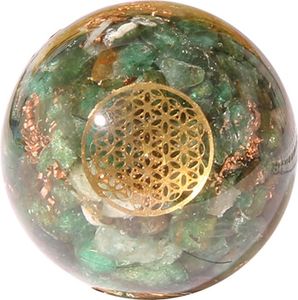 Orgone Bol - Groene Aventurijn Flower of Life