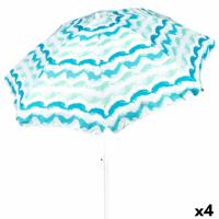 Strandparasol Aktive Zilverkleurig 200 x 200 x 200 cm (4 Stuks)