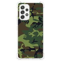 Samsung Galaxy A53 5G Doorzichtige Silicone Hoesje Army Dark