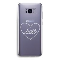 Best heart pastel: Samsung Galaxy S8 Transparant Hoesje