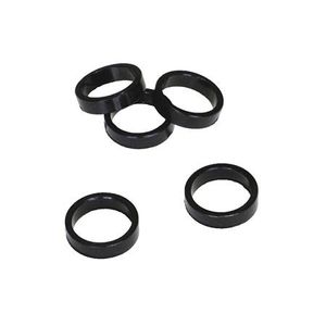 VWP balhoofdtussenring spacer alu 8mm 1" zwart p/5