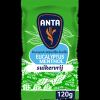 Anta Verzorgende Keelpastilles Eucalyptus Menthol Suikervrij 120 g bij Jumbo