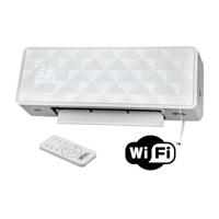 Elektrische wandverwarming - 2000W - WARM TECH - Keramiek - WiFi - 240V - Tot 50m3 - Wit