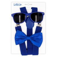 Accessoireset blauw 3 delig