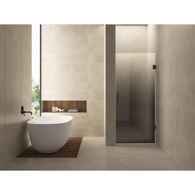 Nisdeur Wiesbaden Less | 70x200 cm | Rechts | spiegelrook- naar helder glas | Gunmetal beslag