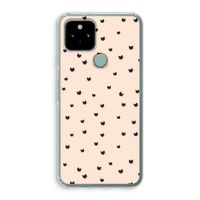 Kleine kattenkopjes: Google Pixel 5 Transparant Hoesje