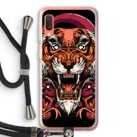 Tiger and Rattlesnakes: Samsung Galaxy A20e Transparant Hoesje met koord