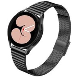 Stalen RVS bandje - Zwart - Samsung Galaxy Watch 5 (Pro) - 40mm / 44mm / 45mm