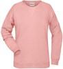 James & Nicholson JN8021 Ladies´ Sweat - /Rose-Melange - S