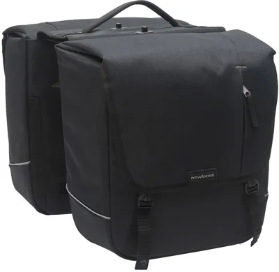 Dubbele fietstas New Looxs Nova Double afneembaar - 32 liter - zwart