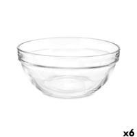 Mengschaal Vivalto 76760 76760 Transparant Glas 14 x 6,5 x 14 cm 6 Stuks