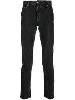 DSQUARED2 jean slim à coupe droite - Noir