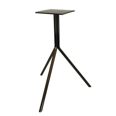 Stalen salononderstel brons rond ø 36 cm en hoogte 50 cm (koker 1,6 cm)