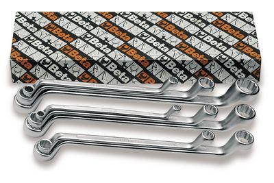 Beta 8-delige set ringsleutels, diep gebogen(art. 90) 90/S8 - 000900162