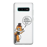 Geen Gezeik: Samsung Galaxy S10 Plus Transparant Hoesje