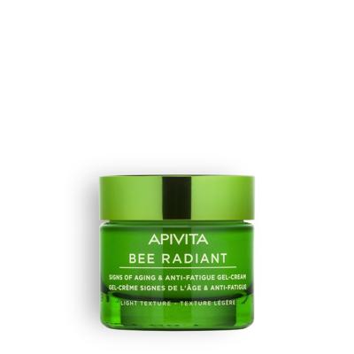 Apivita Bee Radiant Signs of Aging & Anti-Fatigue Gel- Cream DagWhite Peony & Patented Propolis 50ml