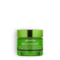 Apivita Bee Radiant Signs of Aging & Anti-Fatigue Gel- Cream DagWhite Peony & Patented Propolis 50ml