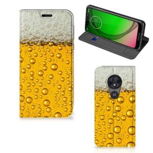 Motorola Moto G7 Play Flip Style Cover Bier