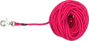 TRIXIE HONDENRIEM SLEEPLIJN ROND MET TRIGGER SNAP HAAK FUCHSIA ROZE 20 MTRX0,6 CM