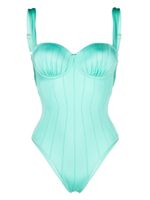 Noire Swimwear maillot de bain à balconnets - Bleu