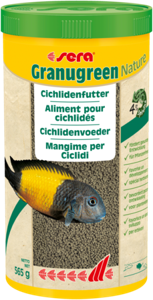 Sera Granugreen Nature 1L Voer voor Cichliden - Rijk aan Spirulina & Spinazie zonder Kunstmatige Toevoegingen